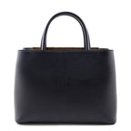 Fendi Black Vitello Dolce Petite 2Jours Tote