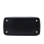 Fendi Black Vitello Dolce Petite 2Jours Tote