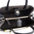 Fendi Black Vitello Dolce Petite 2Jours Tote