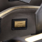 Fendi Black Vitello Dolce Petite 2Jours Tote