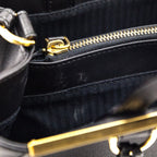 Fendi Black Vitello Elite Regular 2Jours Tote