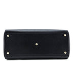 Fendi Black Vitello Elite Regular 2Jours Tote