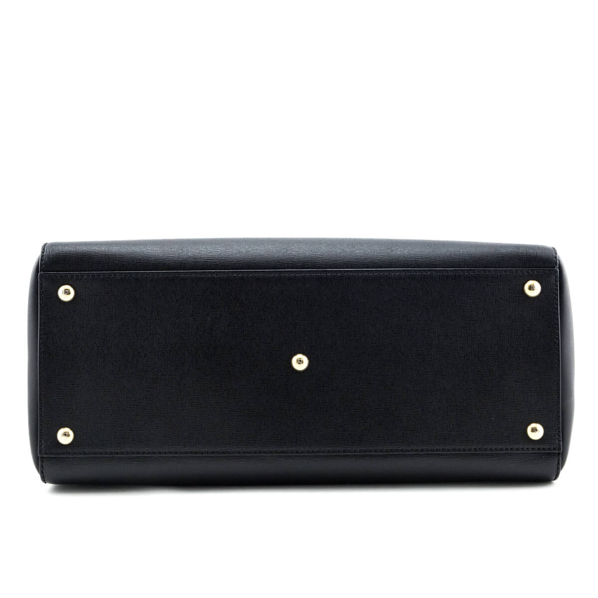 Fendi Black Vitello Elite Regular 2Jours Tote