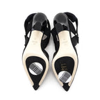 Fendi Black Zucca FF Techinical Mesh Colibri Pumps Size US 6 | EU 36