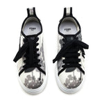 Fendi Black & White Rise Tie Dye Sneakers Size US 6 | IT 36