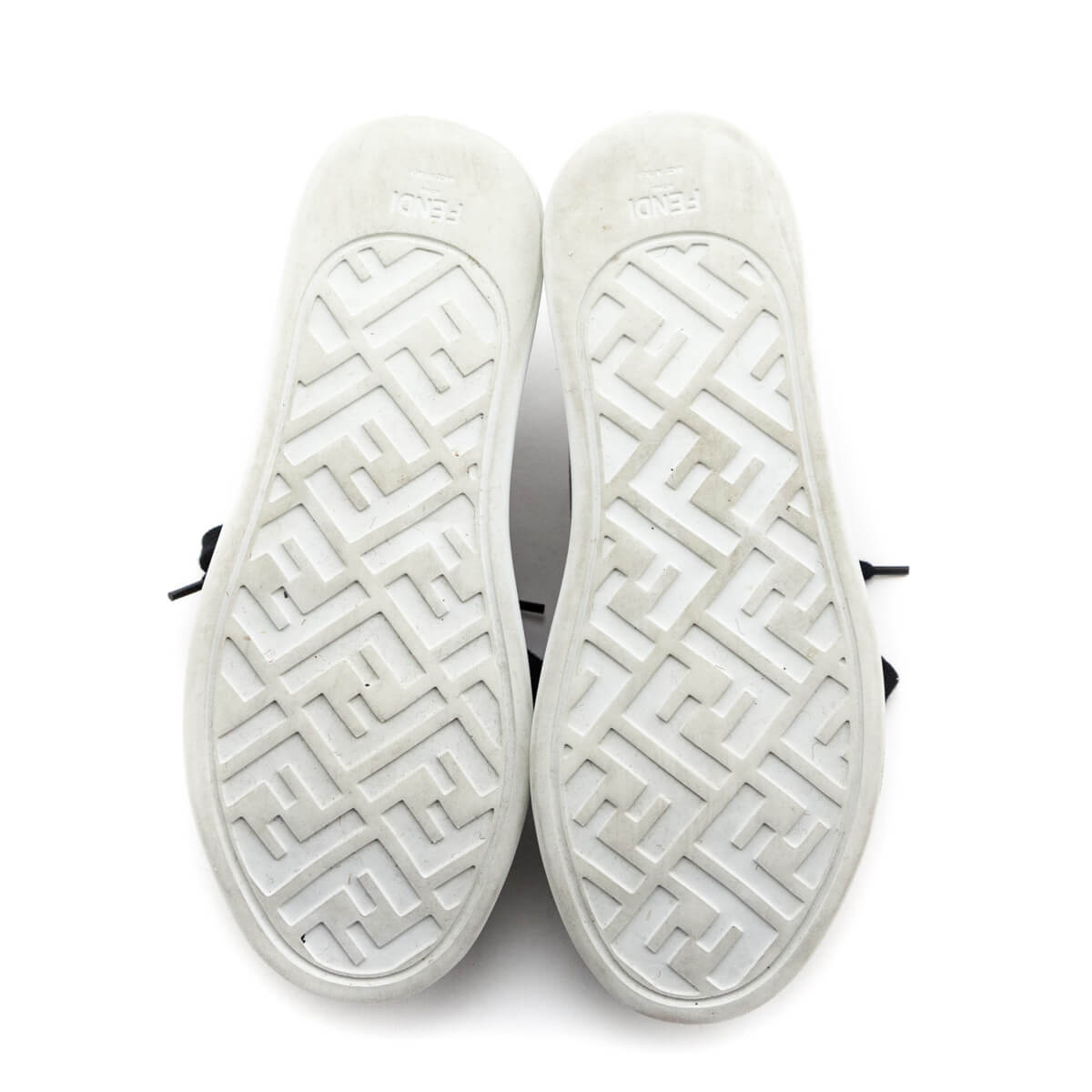 Fendi Black & White Rise Tie Dye Sneakers Size US 6 | IT 36