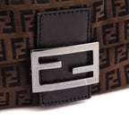 Fendi Brown Zucchino Mini Mamma Baguette