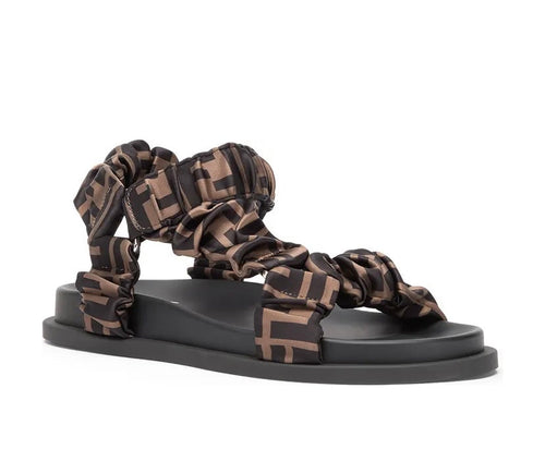 FENDI FEEL LOGO SPORT SANDALS