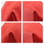Fendi Ivory & Red FF Zucca Roll Tote