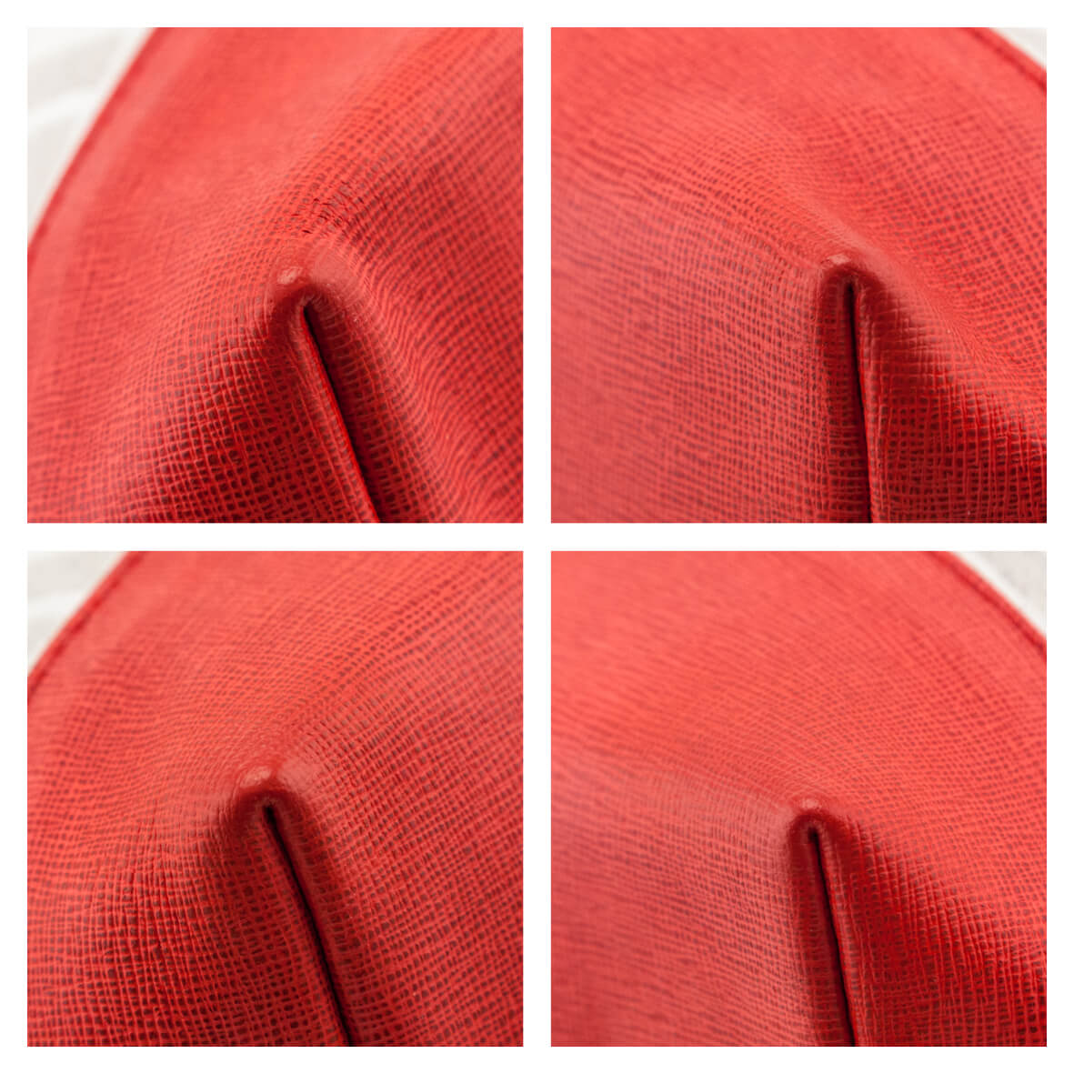 Fendi Ivory & Red FF Zucca Roll Tote