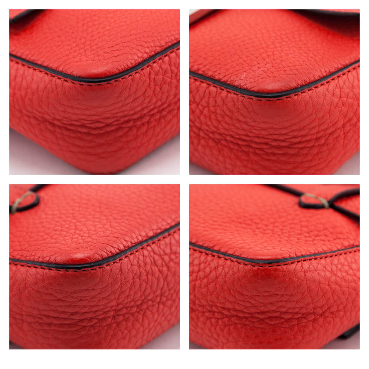 Fendi Poppy Cuoio Romano Baguette Hip Belt Bag