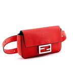 Fendi Poppy Cuoio Romano Baguette Hip Belt Bag