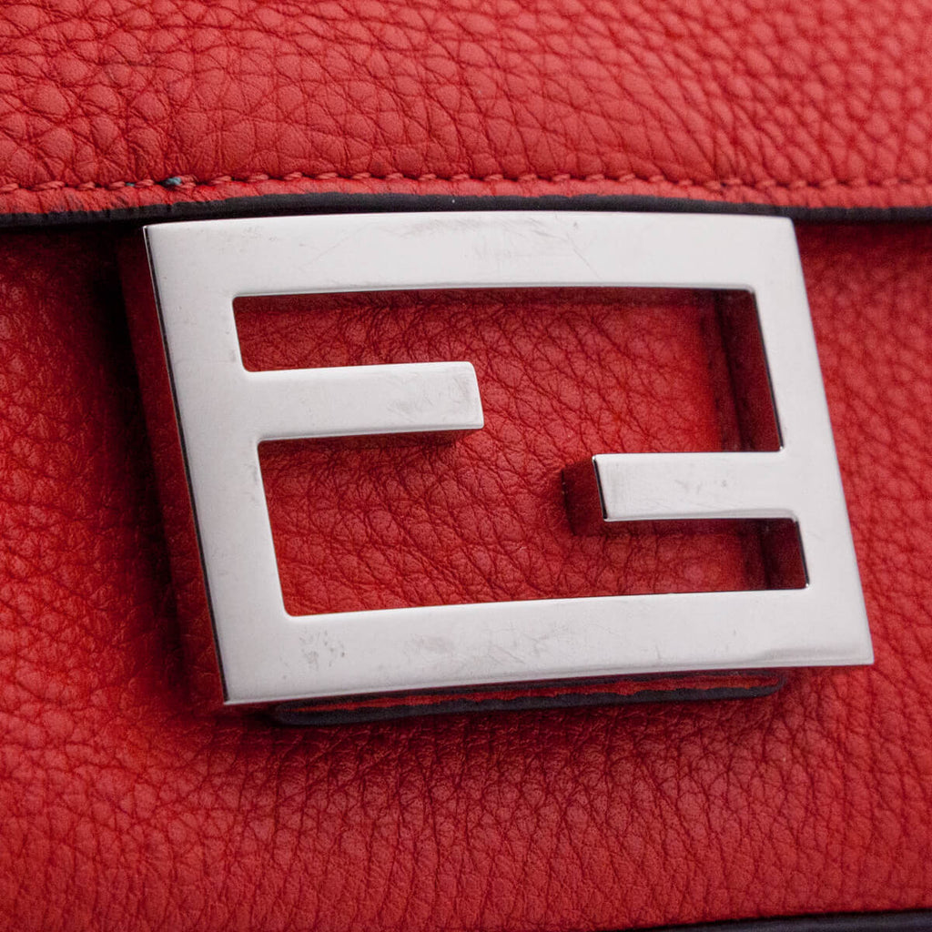 Fendi Poppy Cuoio Romano Baguette Hip Belt Bag