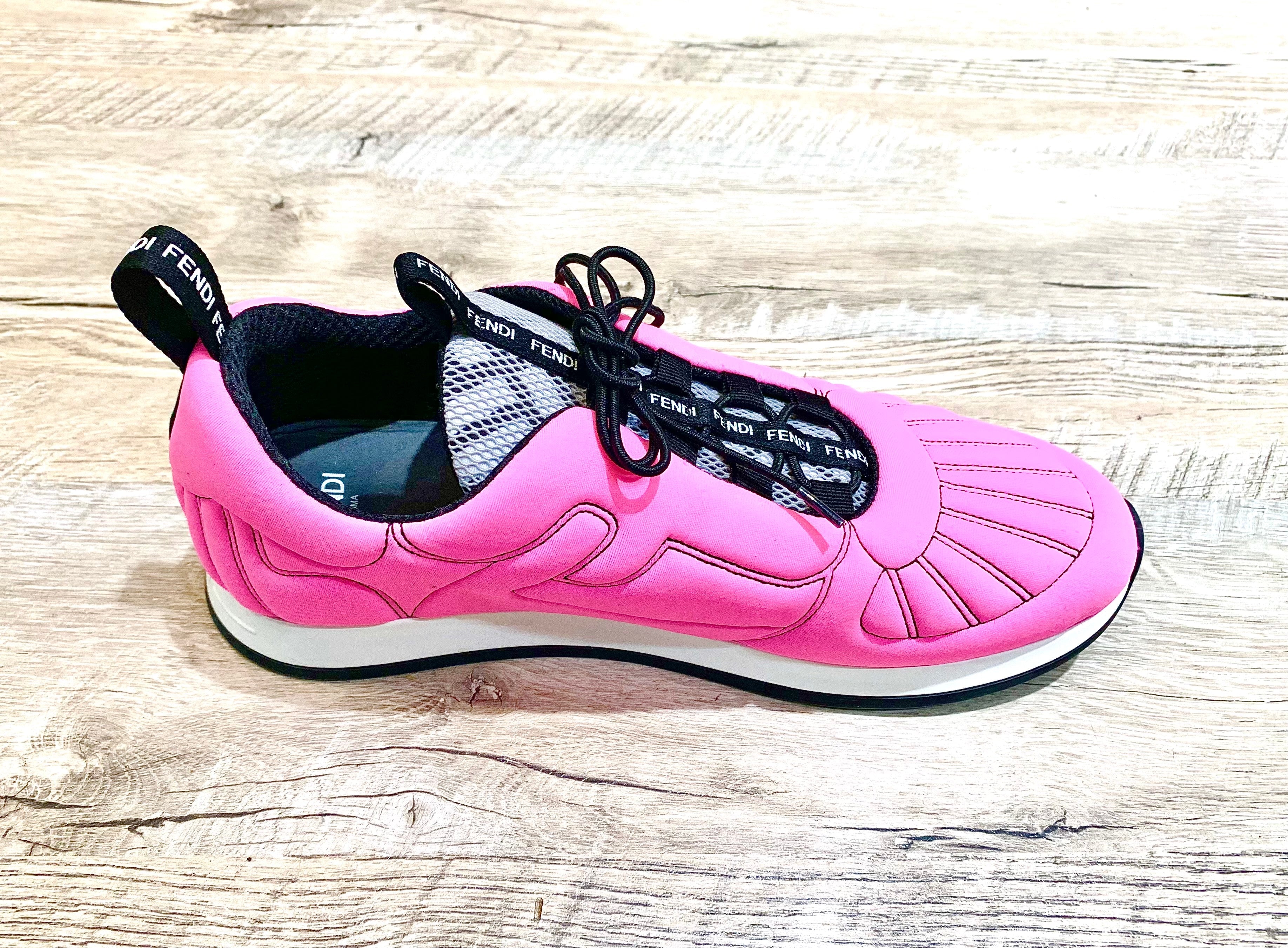 FENDI FF ROMA AMOR SLIP-ON SNEAKERS