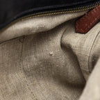 Fendi Tobacco Pequin Striped Vitello Tote