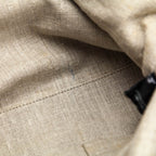 Fendi Tobacco Pequin Striped Vitello Tote