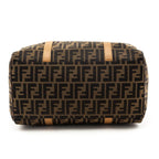 Fendi Tobacco Zucca Boston Satchel