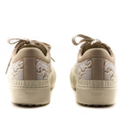 Fendi White FF Karligraphy Low Top Sneakers Size US 9 | EU 39