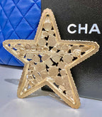 CHANEL Multicolor Gems Star Brooch
