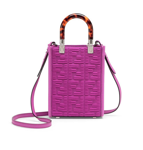 Fendi Mini Mesh Sunshine Shopper tote
