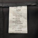 #YVES SAINT LAURENT/Bottoms/32/BLK/Polyester