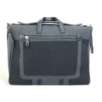 FENDI Business bag 7VA400 Canvas / leather Black Grey logo mesh bicolor mens