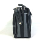 FENDI Business bag 7VA400 Canvas / leather Black Grey logo mesh bicolor mens