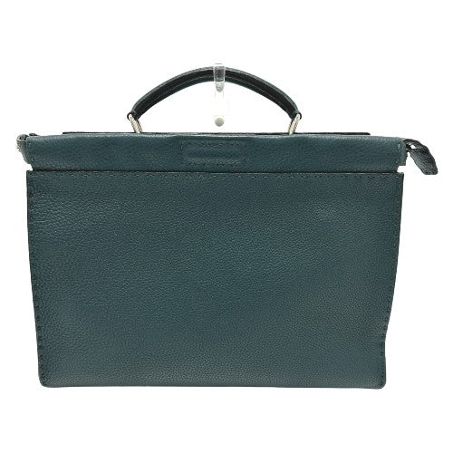 FENDI Business bag 7VA406 leather Blue type Selleria Monster Iconic Peek-a-boo fit unisex(Unisex)