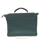 FENDI Business bag 7VA406 leather Blue type Selleria Monster Iconic Peek-a-boo fit unisex(Unisex)