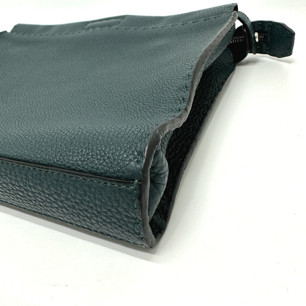 FENDI Business bag 7VA406 leather Blue type Selleria Monster Iconic Peek-a-boo fit unisex(Unisex)