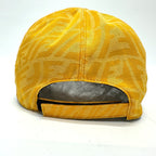 FENDI cap FXQ768 canvas yellow Zucca Baseball cap Women