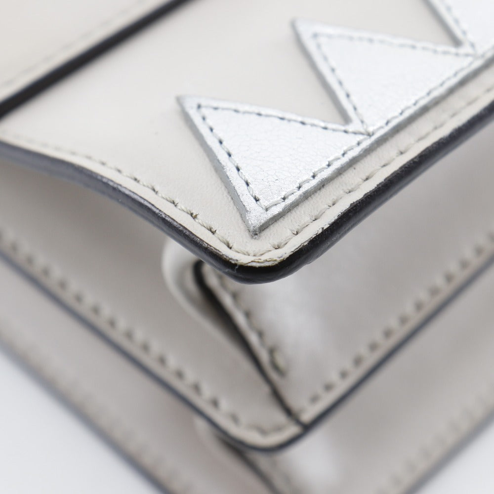 Fendi Mini Kan I Shoulder Bag Beige