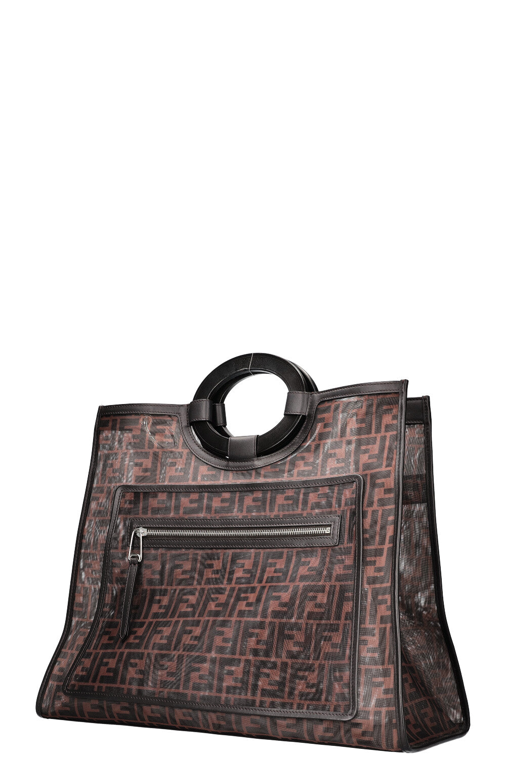 FENDI Runaway Shopping Tote Bag Mesh