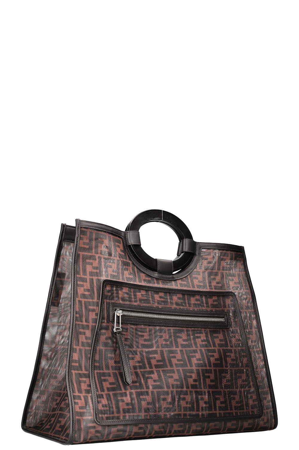 FENDI Runaway Shopping Tote Bag Mesh