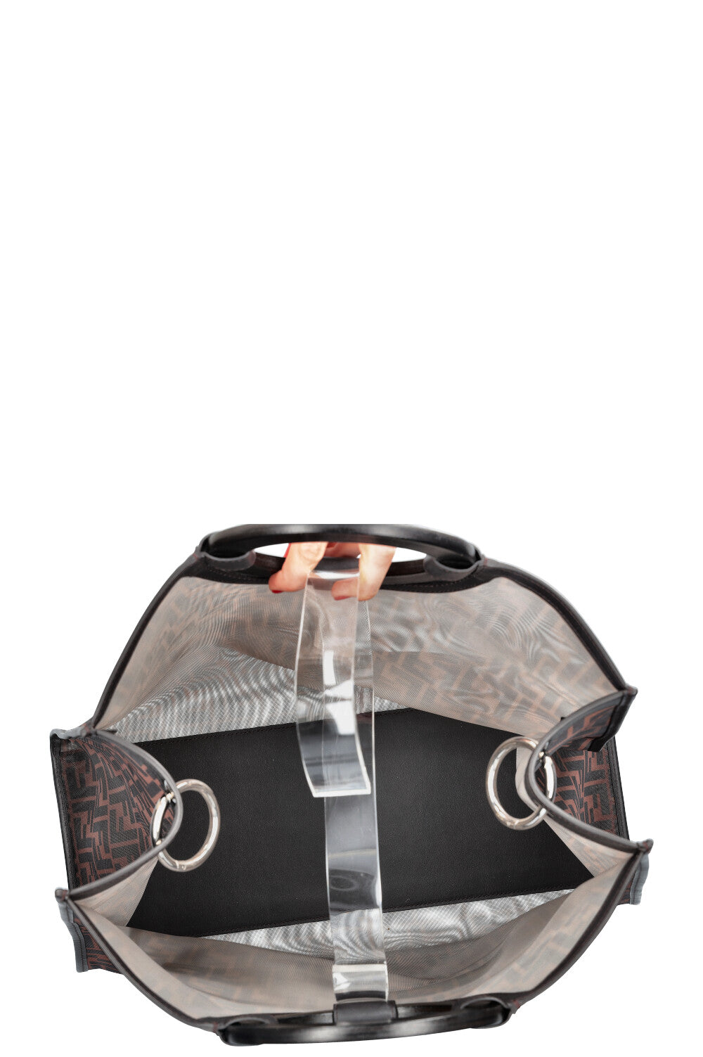 FENDI Runaway Shopping Tote Bag Mesh