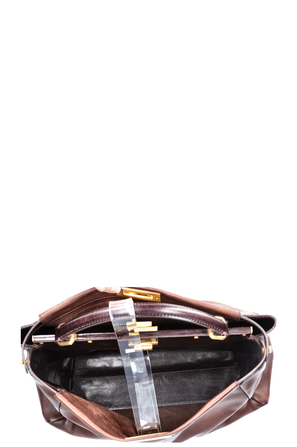FENDI Peekaboo Large Brown Leather