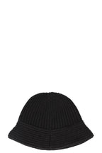 CELINE Triomphe Knit Bucket Hat Black Cashmere