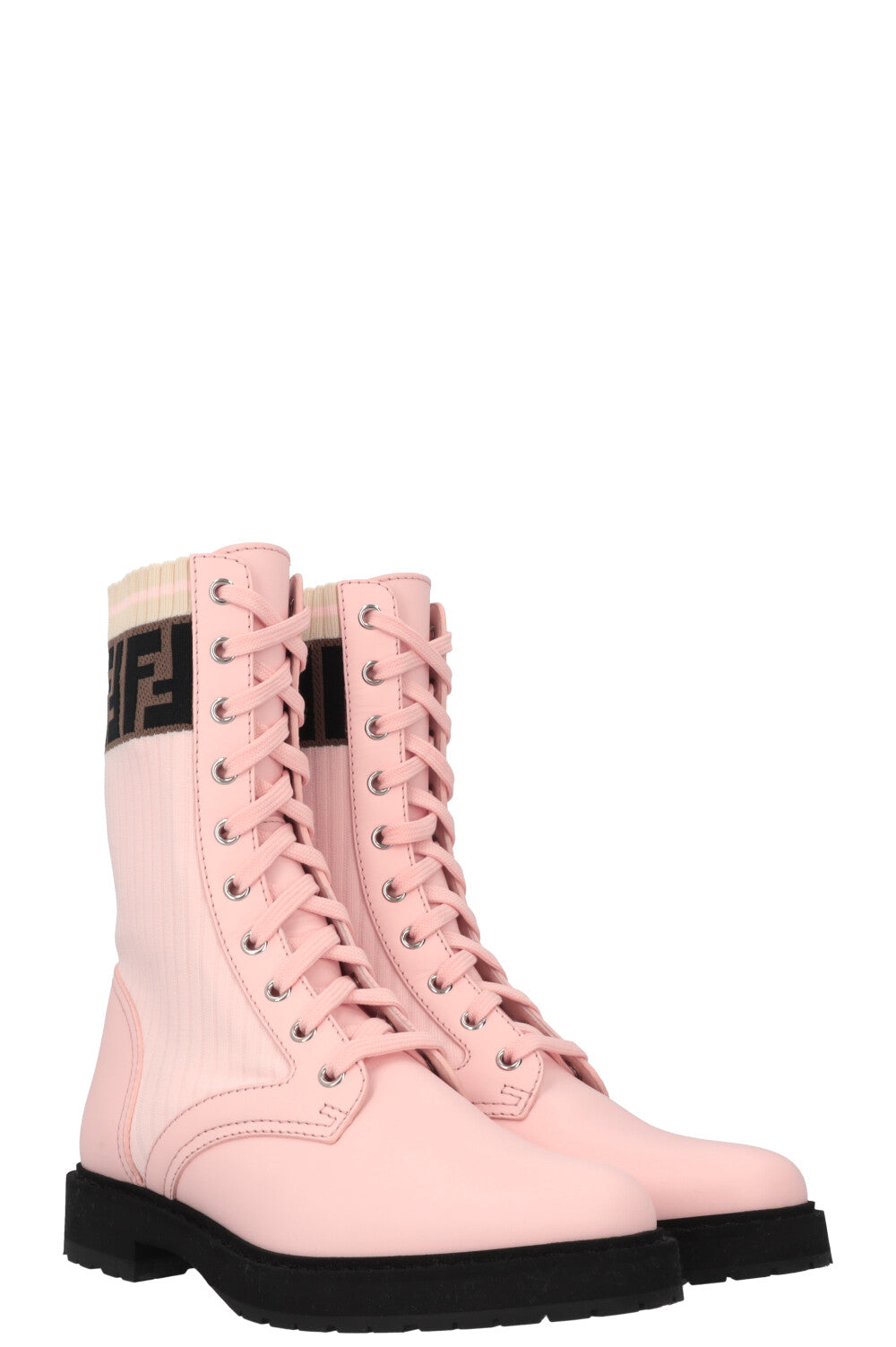 FENDI Rockoko Boots Rose