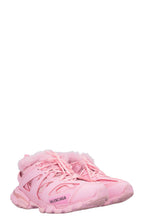 BALENCIAGA Track Faux Fur Sneakers Pink