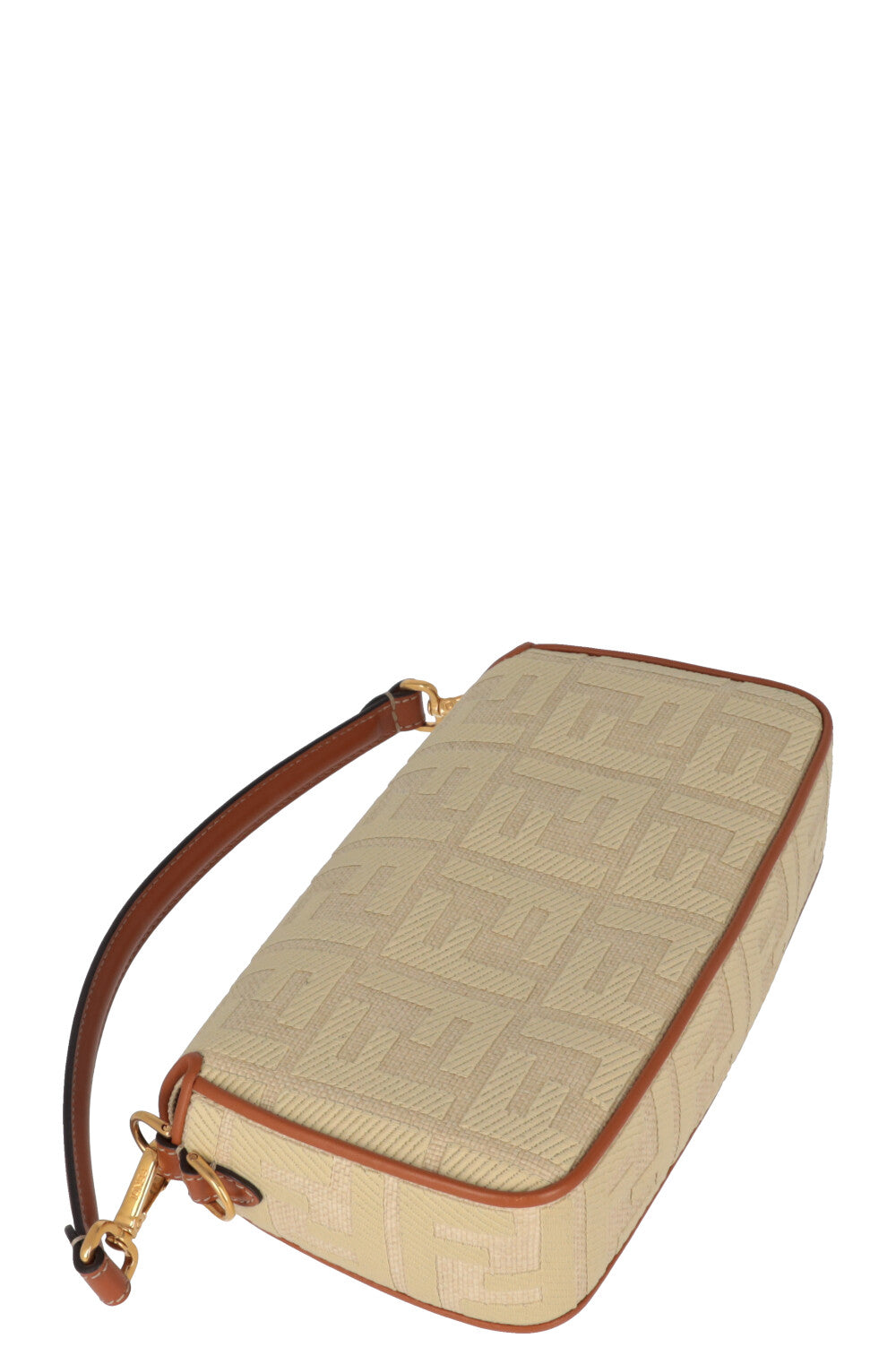 FENDI Medium Baguette Zucca Beige Brown