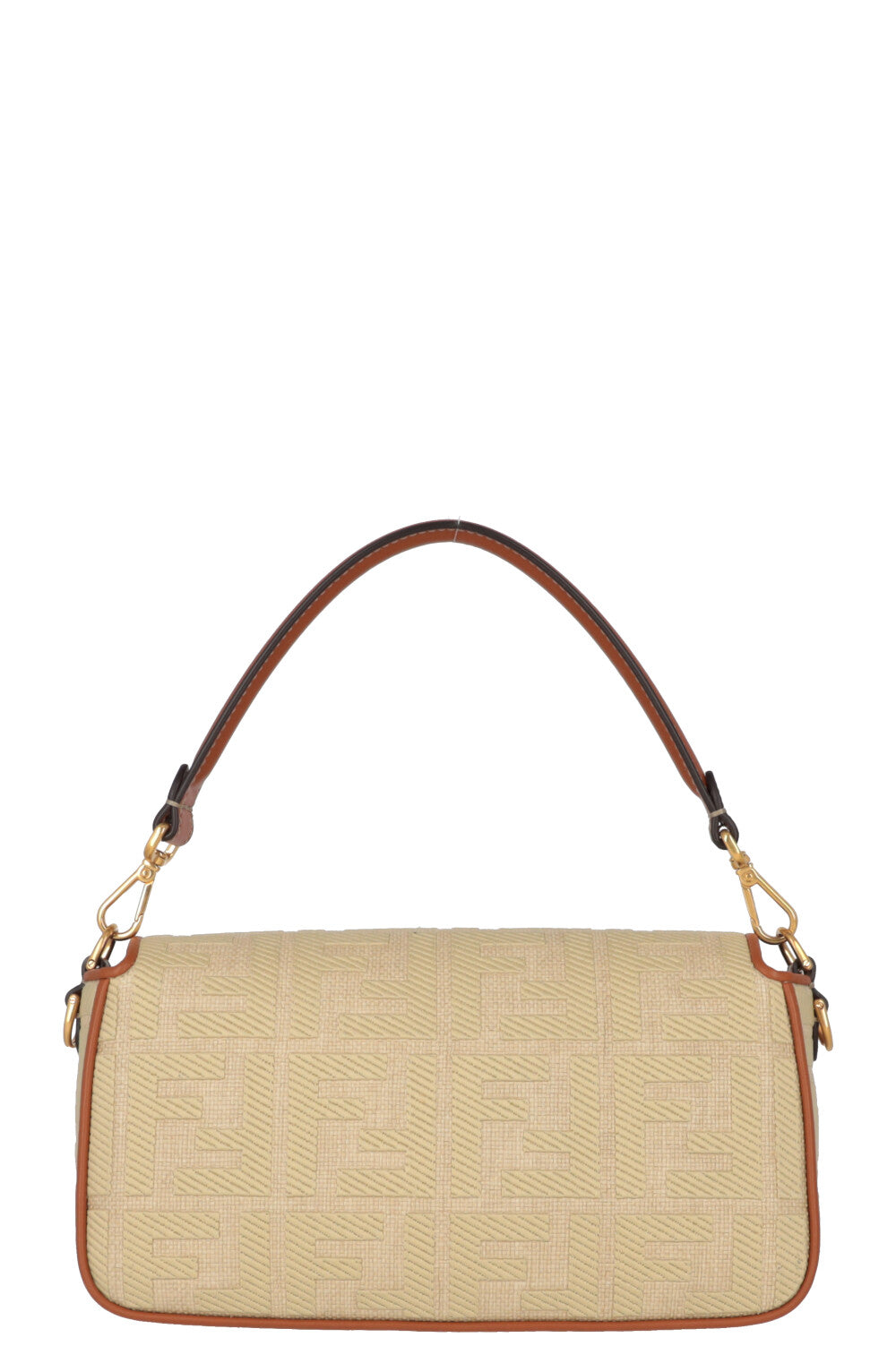 FENDI Medium Baguette Zucca Beige Brown