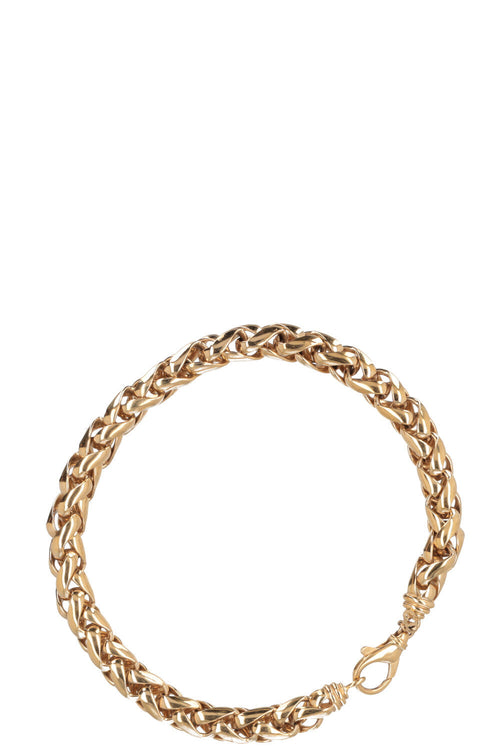 CHRISTIAN DIOR Chain Link Choker Gold