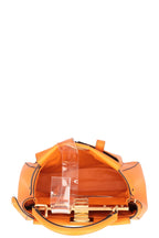 FENDI Mini Peekaboo Pocket Leather Orange