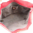 FENDI Tote Bag 8BH215 PVC coated canvas Red Zucchino Women