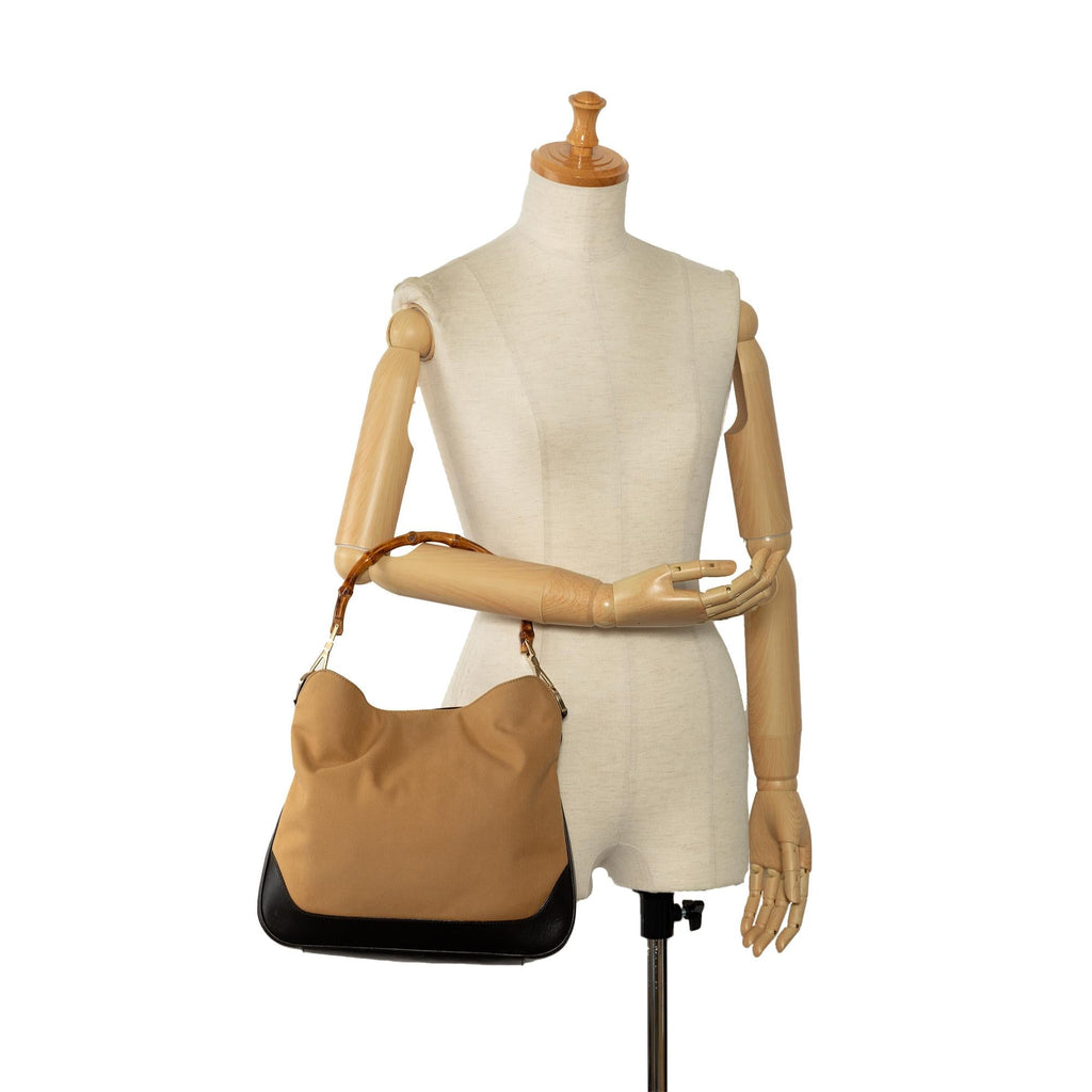 Gucci Bamboo Web Satchel (SHG-RzuPO1)