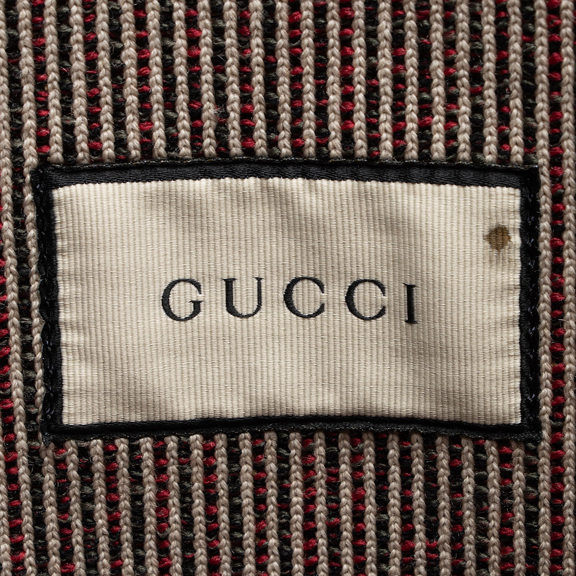 Gucci Canvas Embroidered Floral Vertical Tote (SHF-tGiQY1)