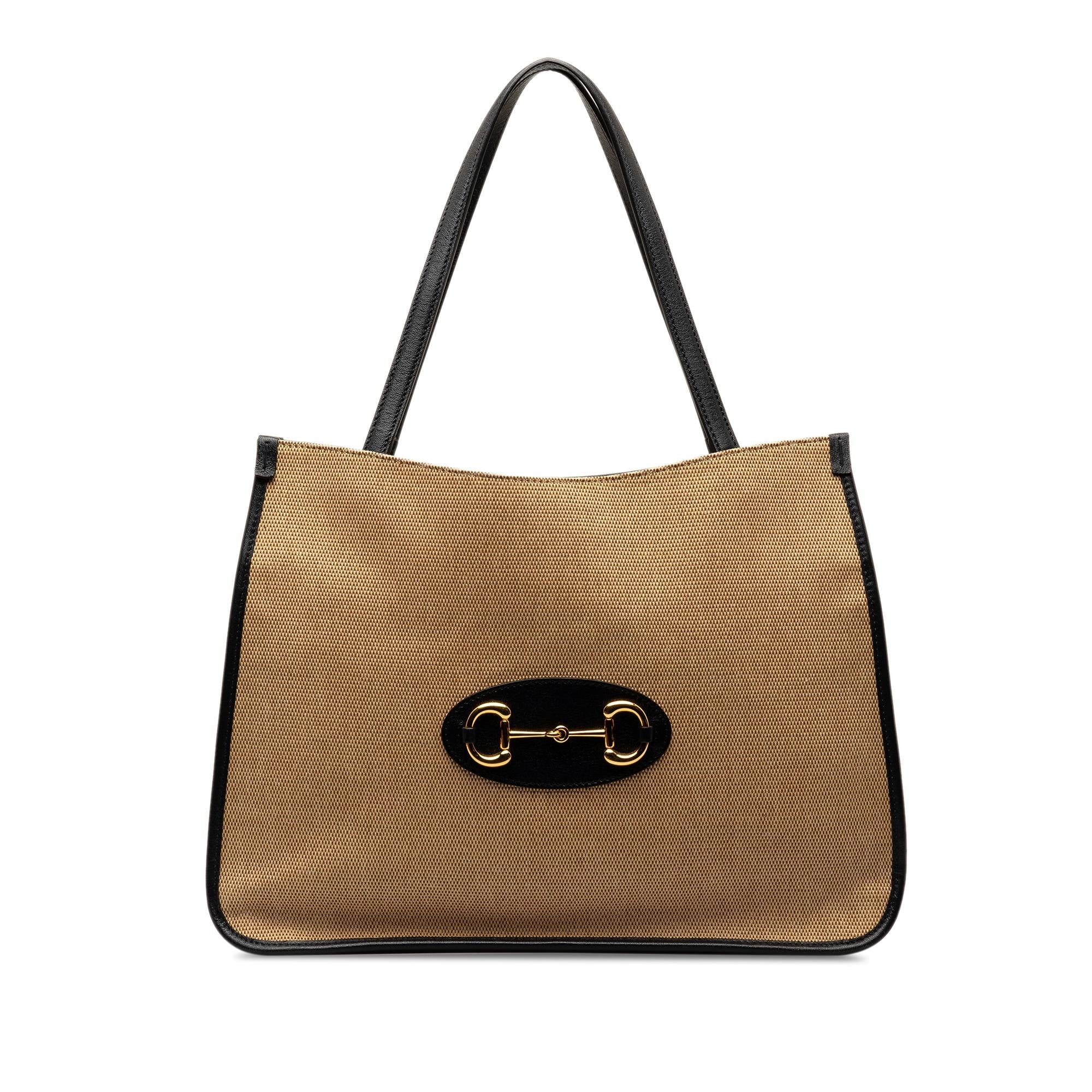 Gucci Canvas Horsebit 1955 Tote (SHG-IAl4s9)