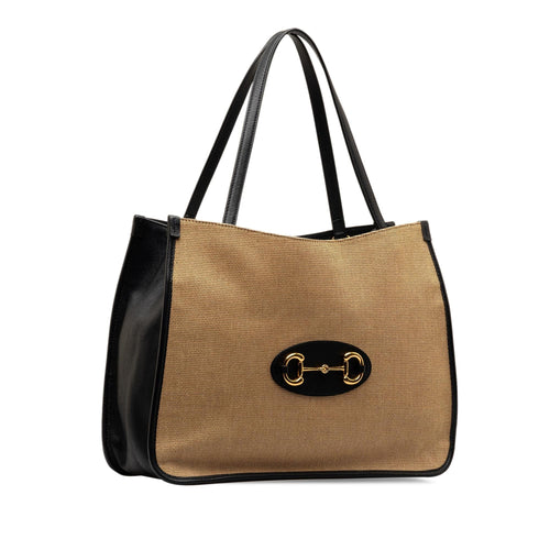 Gucci Canvas Horsebit 1955 Tote (SHG-IAl4s9)