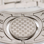 Gucci Stainless Steel Diamond GG Twirl Wide Watch (SHF-NxQMJm)