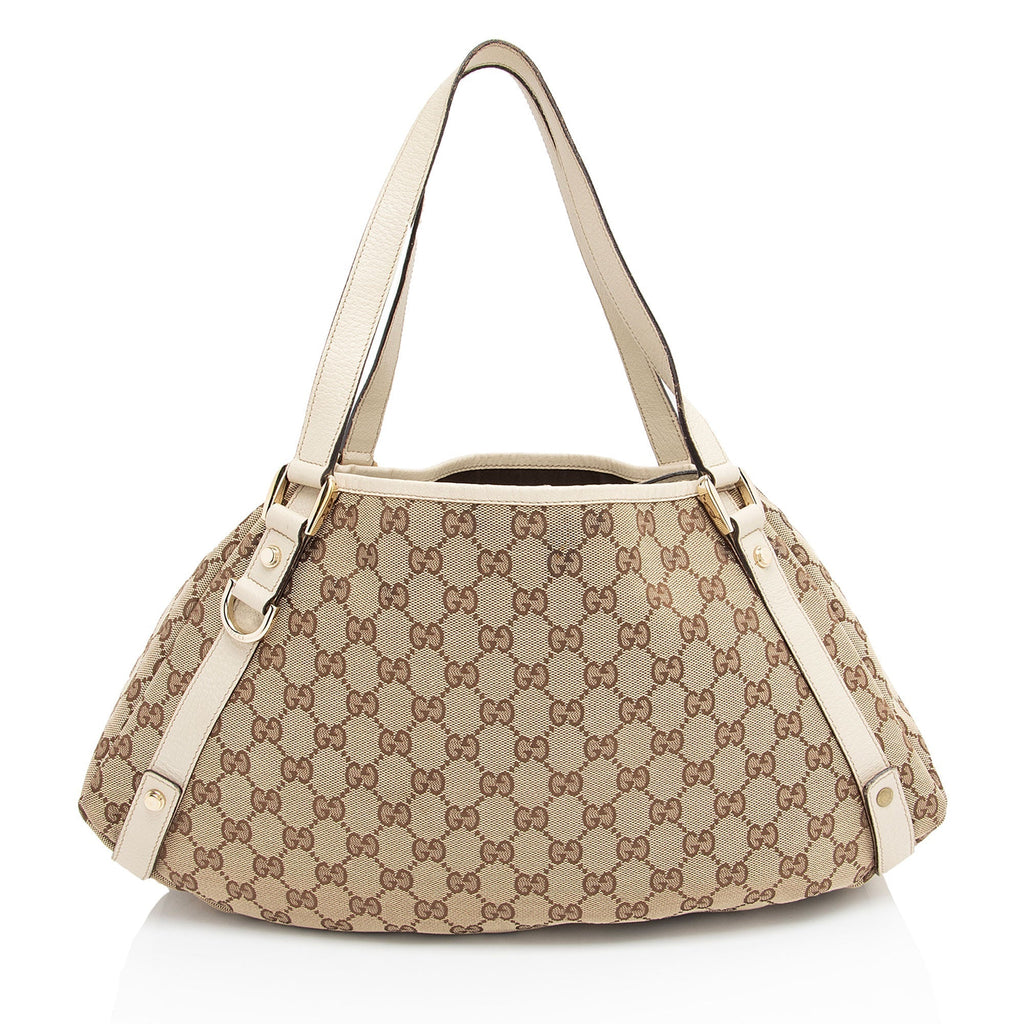Gucci GG Canvas Abbey Medium Shoulder Bag (SHF-KbPV8L)